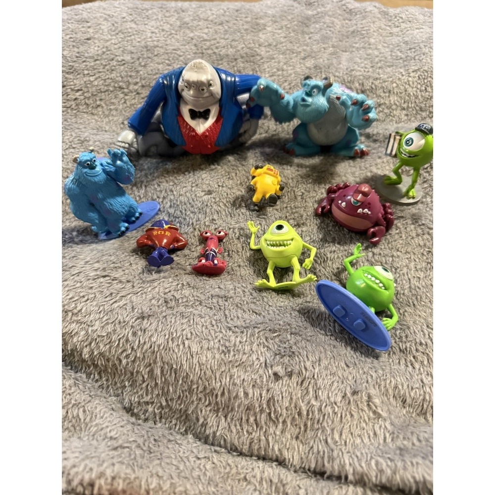 McDonald's Monsters Inc. 10 FIGURES  Sulley Mike  Etc.